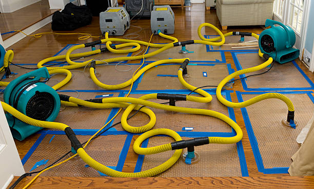 Professional Storm Water Damage Restoration technician working in Crystal Springs, MS